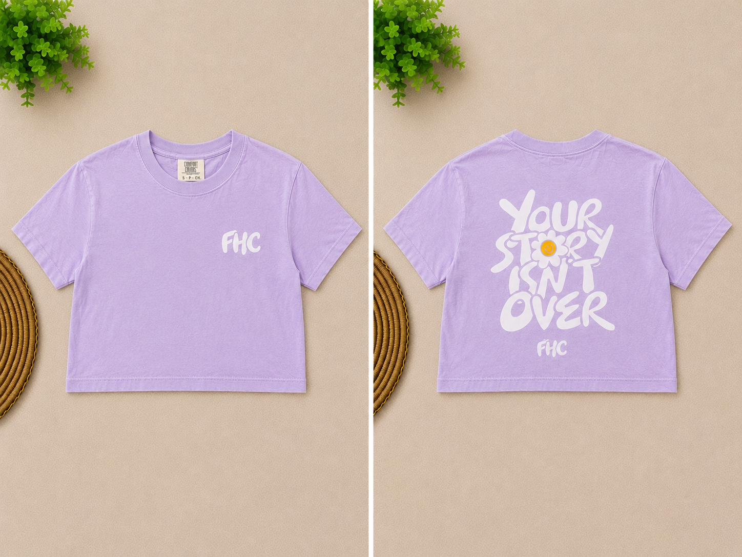 YOUR STORY ISN’T OVER™ Adult Crop Tee