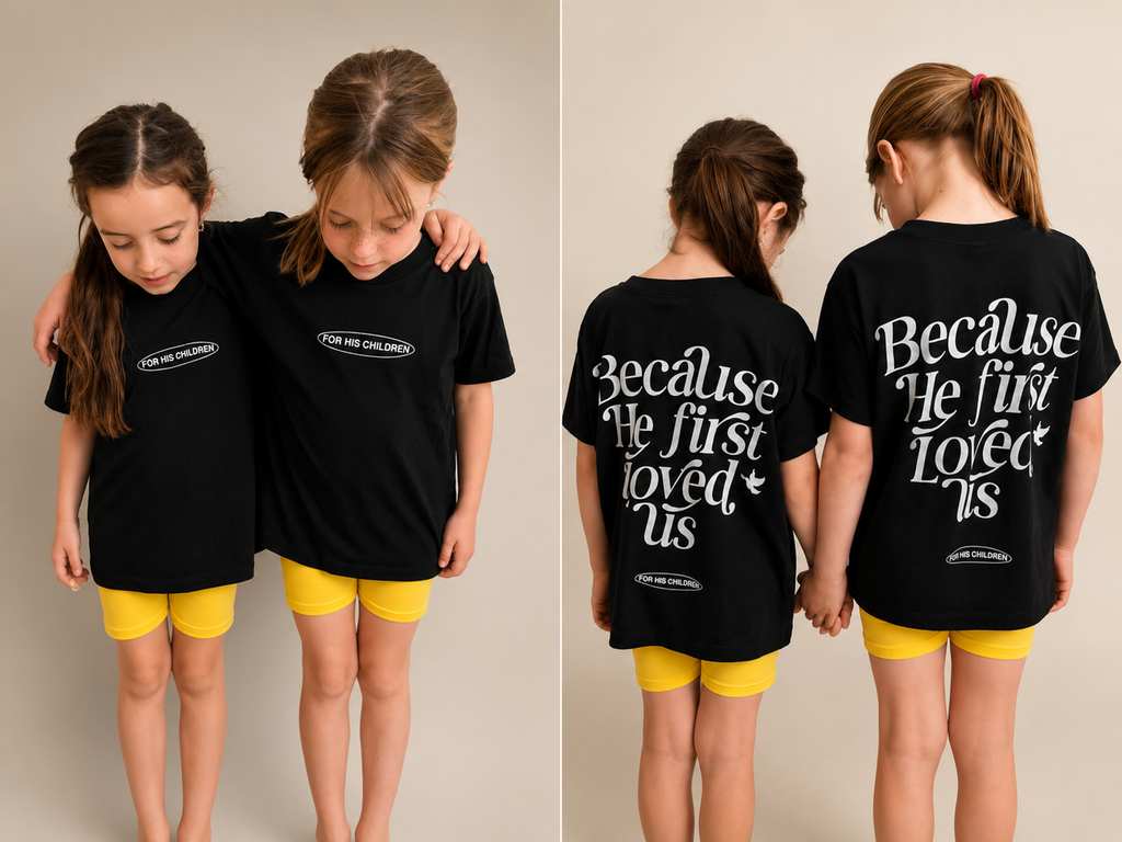 BECAUSE HE FIRST LOVED US™ Toddler Triblend Tee