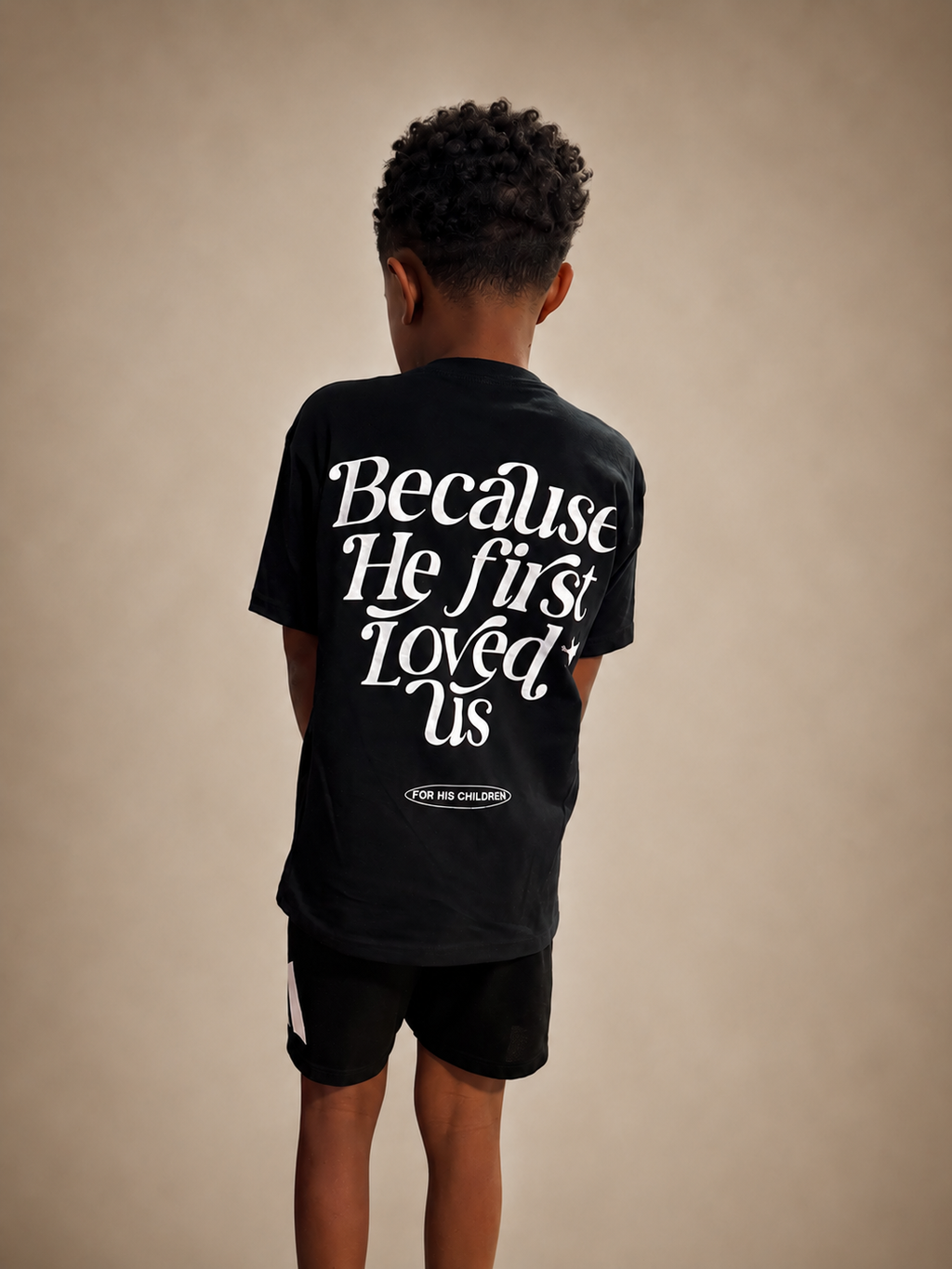 BECAUSE HE FIRST LOVED US™ Youth Heavyweight Tee