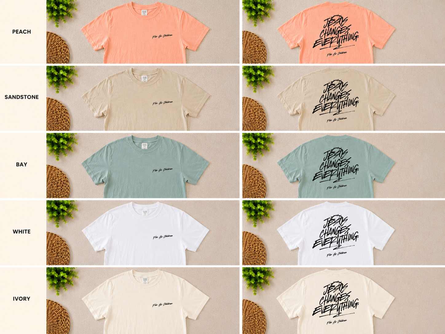 JESUS CHANGES EVERYTHING™ Unisex Heavyweight Tee